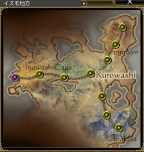 イズモ地方MAP