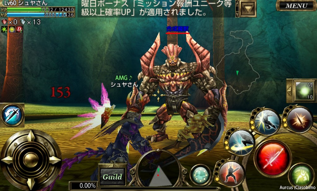 隠された洞窟　合成魔獣